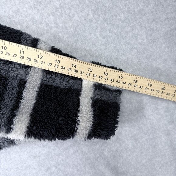 Womens  Sz 1X Long Sleeve Oversized Faux Sherpa Fleece Shacket Terra & Sky's - Picture 12 of 13